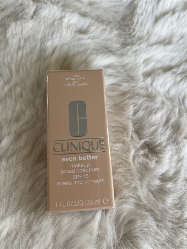 Clinique Even Better Makeup SPF 15 02 Fair 1oz New Boxed