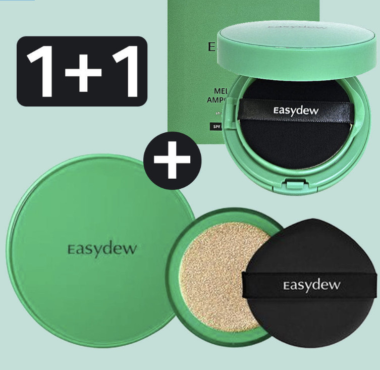 Easydew Melab Toning Cushion Foundation 13g + Refill 13g SPF 50+PA+++ Color DM