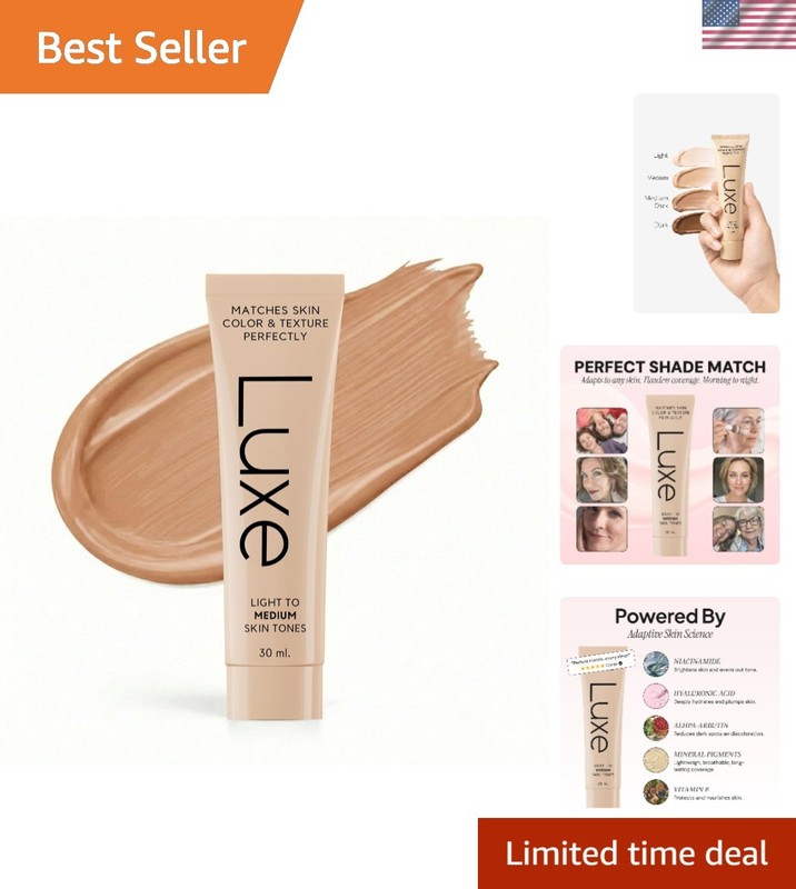 Color Changing Foundation – Adapts to All Skin Tones with 12-Hour Dewy Finish