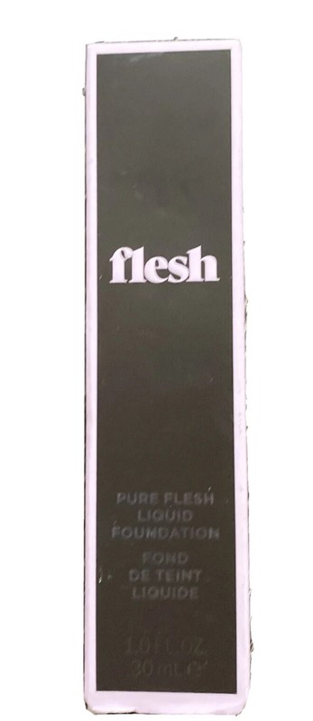 FLESH Pure Flesh Liquid Foundation MILK 02 Warm Peach Cool Fair Skin Clean NIB