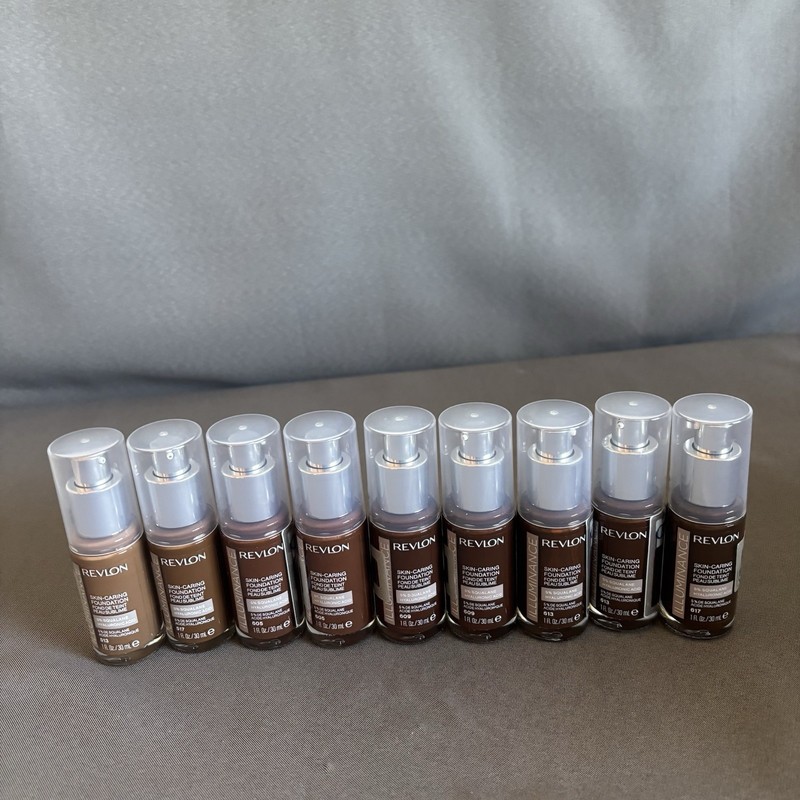 9x Revlon Illuminance Skin-Caring Foundation, 513, 517, 605, 609, 613, 617
