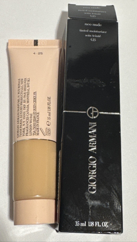GIORGIO ARMANI NEO NUDE TINTED MOISTURIZER Shade 4.25 Full Size 35ml New In Box gallery