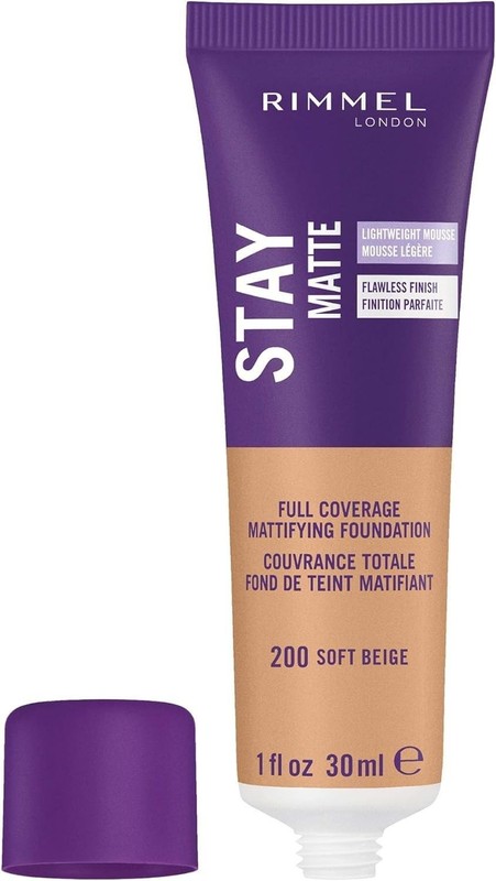 Lightweight Matte Liquid Foundation - 200 Soft Beige, Oil-Free, Shine Control, 1 gallery