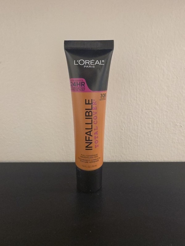 LOREAL Infallible Total Cover 24HR Foundation #308 SUN BEIGE New/Sealed L’Oreal