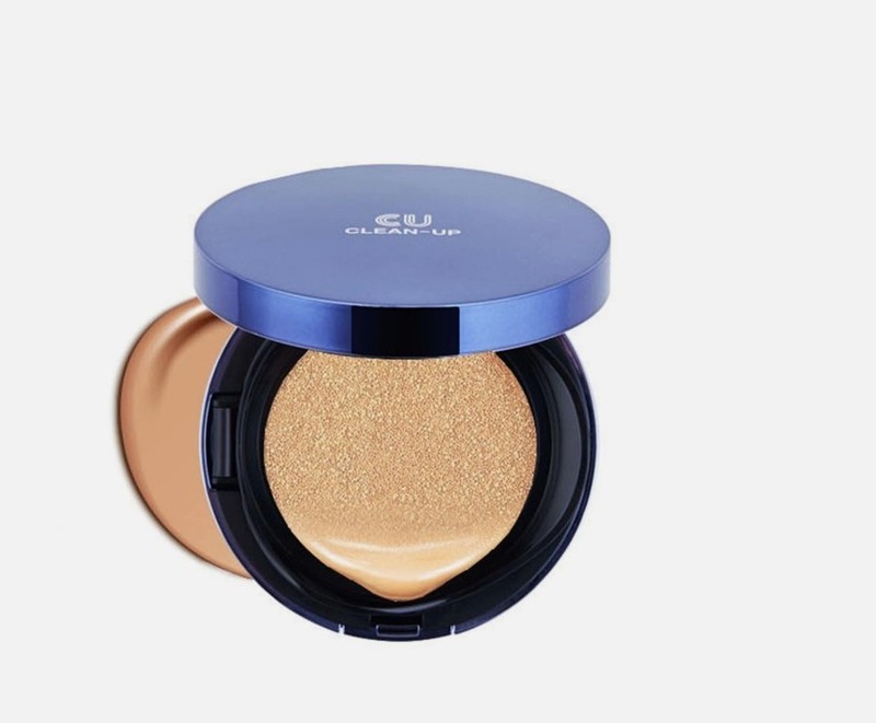 CUSKIN CU Clean-Up Skinfit Cushion Pact 15g+ Refill 15g No.21 Korea Beauty
