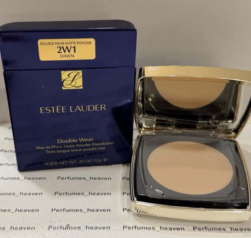 Estee Lauder Double Wear Matte Powder Foundation 2W1 DAWN – Size 12 g / 0.42 Oz.
