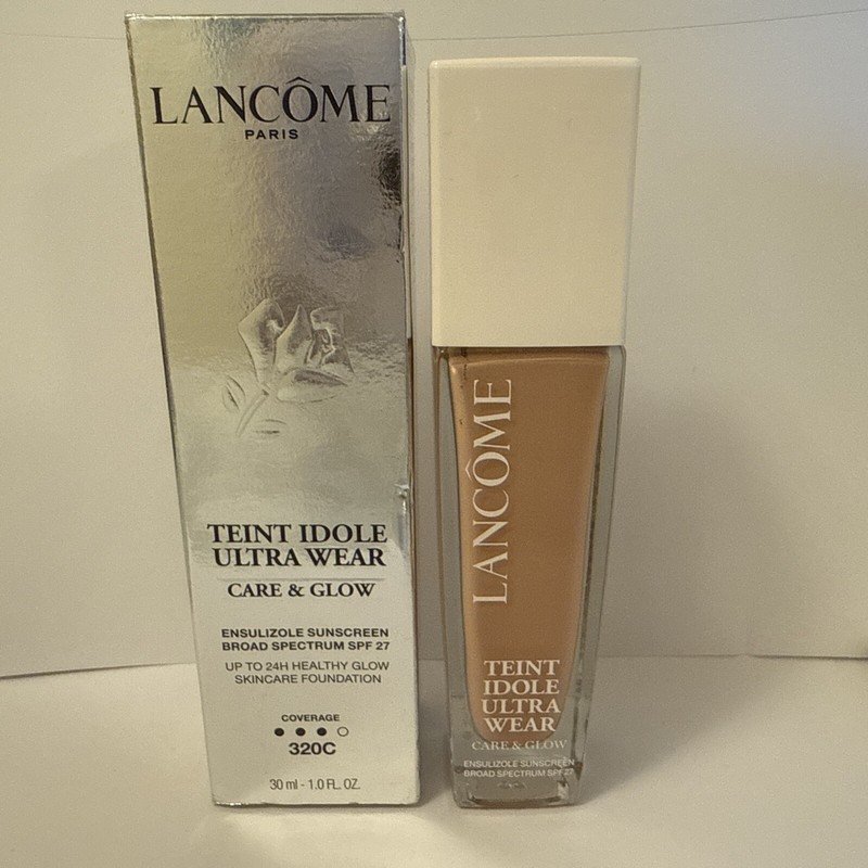 Lancome Teint Idole Ultra Wear Foundation Care & Glow spf 27 320C 1oz 30ml