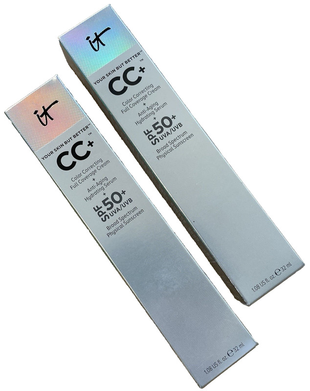 iT Cosmetics 32 mL Deep CC+ Oil-Free Color Correct Anti-Aging SPF 50 10/22