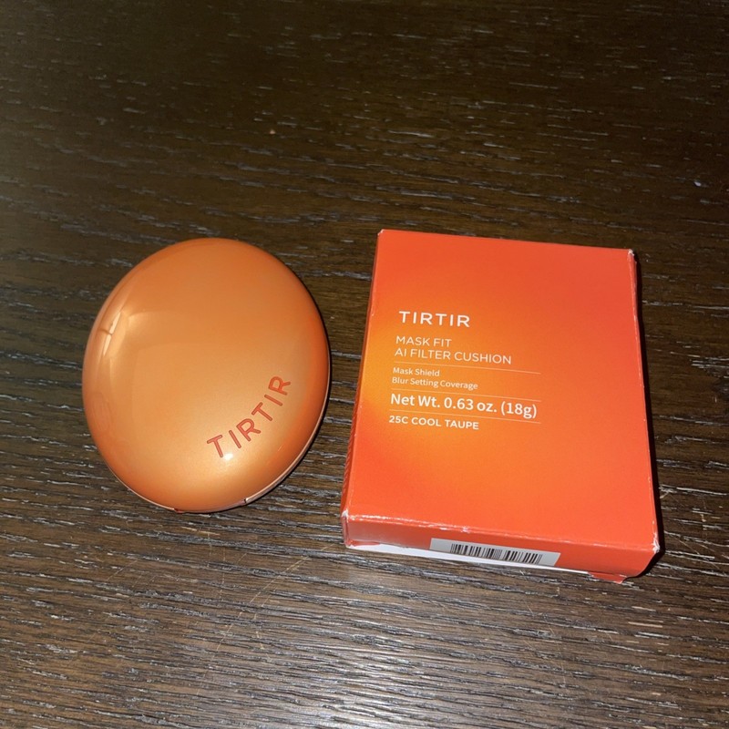 TIRTIR Mask Fit AI Filter Cushion 25C Cool Taupe NEW Blur Setting Coverage