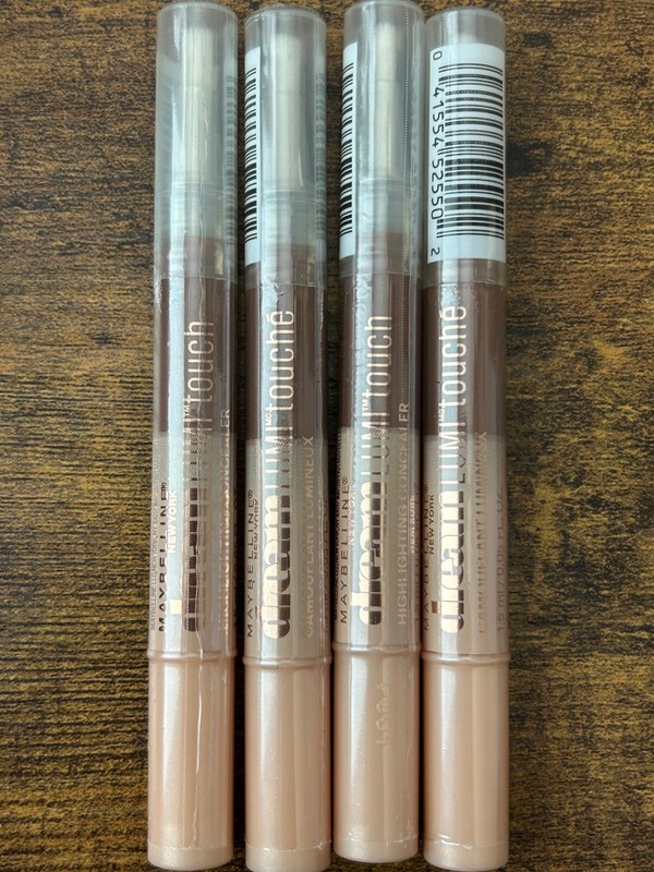 Maybelline DREAM Lumi touch Highlighting Concealer, 70 Dark .05 fl oz – 4 Pack