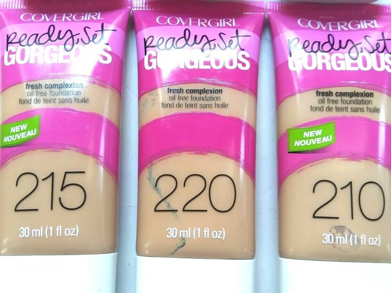 CoverGirl Ready, Set Gorgeous Fresh Complexion Oil Free Foundation Base Variety gallery