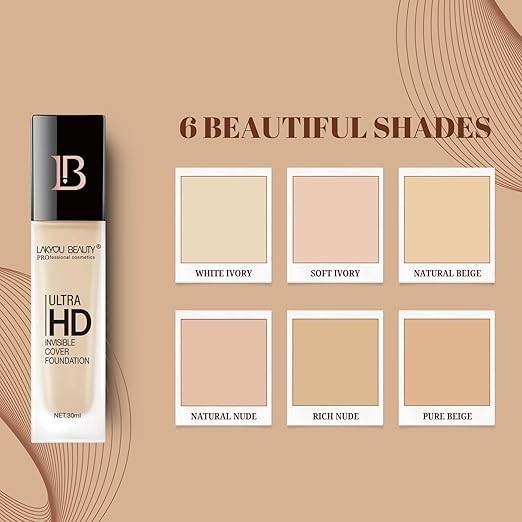 Lakyou Beauty Ultra HD Invisible Cover Foundation | Seamless Blend | High Defini gallery