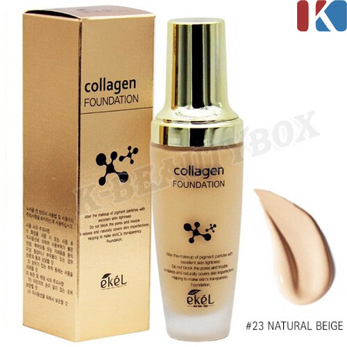 Bright Radiant Complexion Collagen Foundation 50ml #23 Natural Beige Korea Made