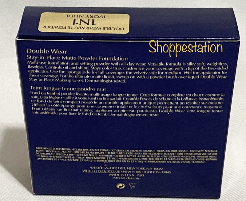 Estee Lauder Double Wear Stay In Place Matte Powder Foundation 1N1 IVORY NUDE gallery