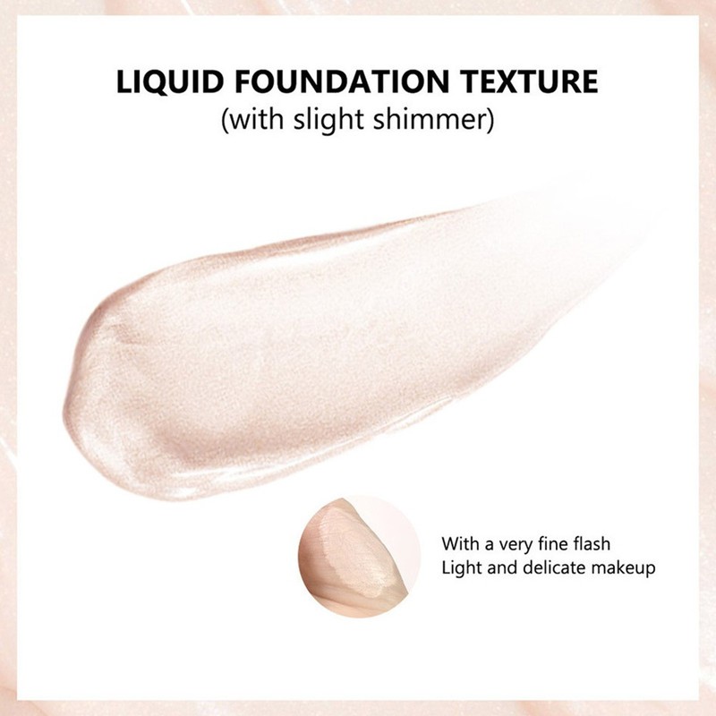 1Pcs Shimmery Liquid Foundation Glow Foundation Suitable For All Skin Types gallery