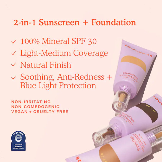 SunnyDays SPF 30 Tinted Sunscreen Foundation, 35 Point Dume, 1 oz, New gallery