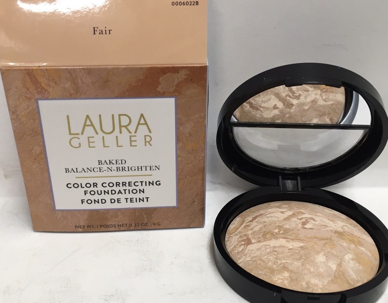 Laura Geller Baked Balance-N-Glow Color correcting foundation Fair 0.32 oz