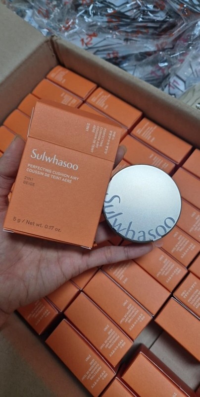 Sulwhasoo New Perfecting MINI Cushion AIRY 5g Glow&Natural, Shade 21N1