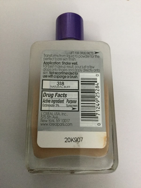 L'Oreal Paris Magic Nude Liquid Powder Bare Skin Makeup NATURAL BUFF #318 gallery