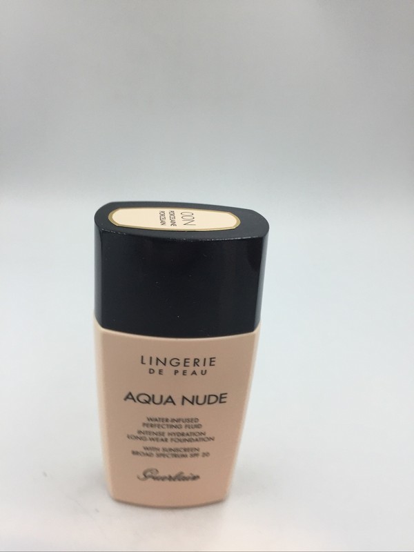 Guerlain Aqua Nude Water-Infused Perfecting Fluid SPF20 00N PORCELAIN 1fl oz NEW