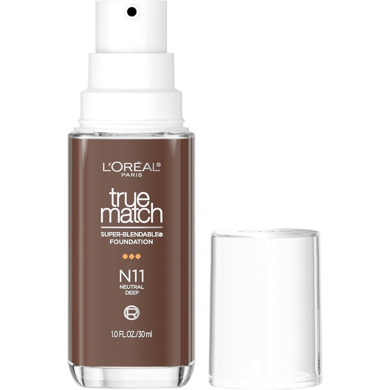L’Oreal Paris True Match Super Blendable Foundation N11 Neutral Deep 1 fl oz