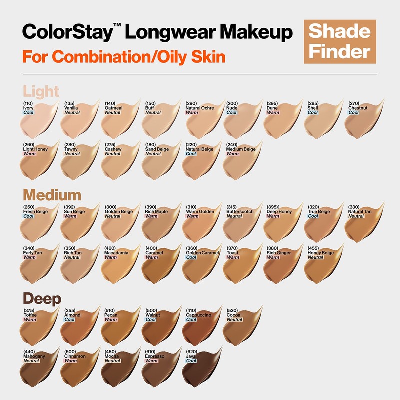 Revlon ColorStay Liquid Makeup 1 Oz Natural Ochre Oil Free Long Lasting Found... gallery