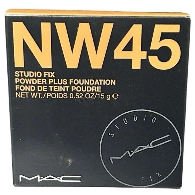 MAC Studio Fix Powder Plus Foundation NW45 0.52oz New Matte Full Coverage B81