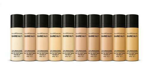 ALL COLORS NEW 30 ml Bare Minerals bareSkin pure Brightening Serum Foundation 20