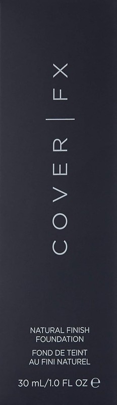 Cover FX Natural Finish Foundation G110 For Deepest Brown Skin With Golden Tones