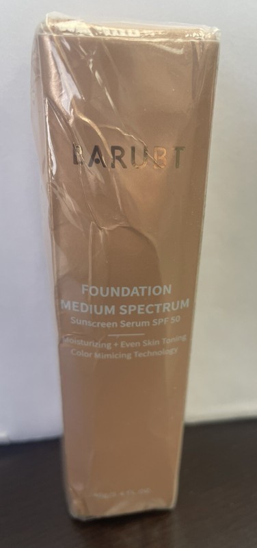 Barubt Foundation Medium Sunscreen Serum SPF 50 1.4 Fl Oz * NIB
