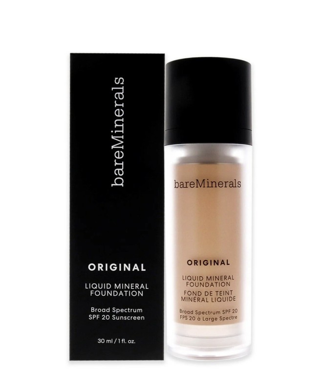 bareMinerals Original Liquid Mineral Foundation SPF 20 Golden Medium 14 – 1 oz