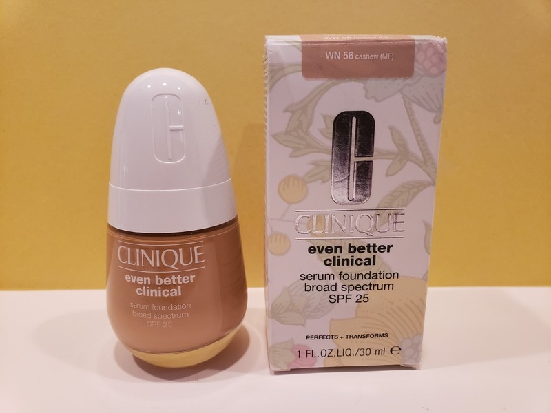 Clinique ~ Even Better Clinical ~ Serum Foundation ~ WN 56 CASHEW (MF) NIB