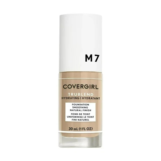 Covergirl Tru Blend Hydrating Liquid Foundation M7 Soft Honey 1 fl oz