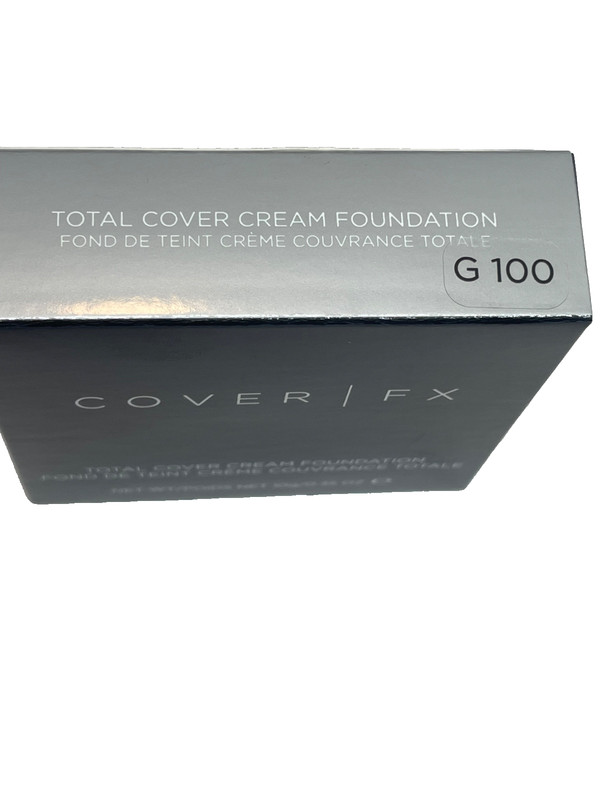 COVER FX G 100 G100 TOTAL COVER CREAM FOUNDATION .035 oz NIB PARABEN TALC FREE gallery