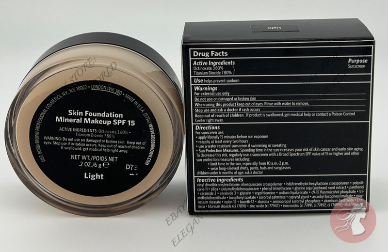 Bobbi Brown Skin Foundation Mineral MakeupSPF 15 FULL SIZE .2oz/6g NEW AUTHENTIC gallery