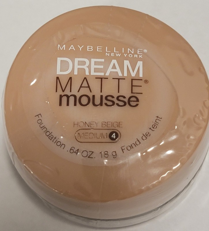 Maybelline Dream Matte Mousse HONEY BEIGE MEDIUM 4 Foundation