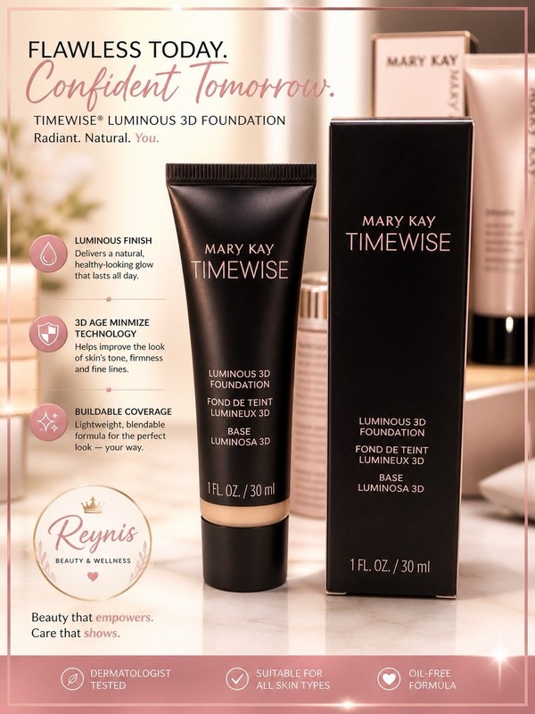 🌸Mary Kay Timewise Luminous 3D Foundation Normal to Dry skin -Choose Shade🆕