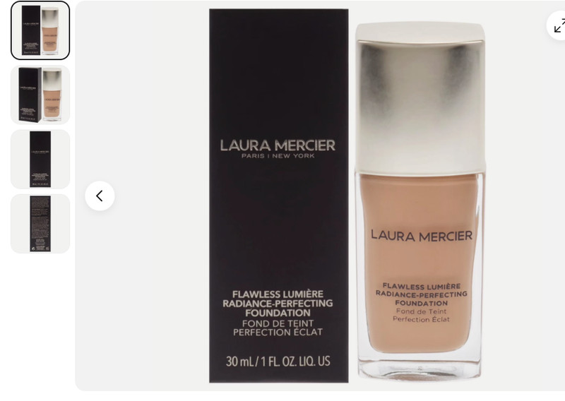 Laura Mercier Flawless Lumiere Radiance-Perfecting Foundation – 2C1 Ecru , 1 oz