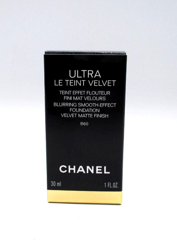 Chanel Ultra Blurring Smooth Effect Foundation Velvet Matte Finish ~ B60 ~ 1 oz