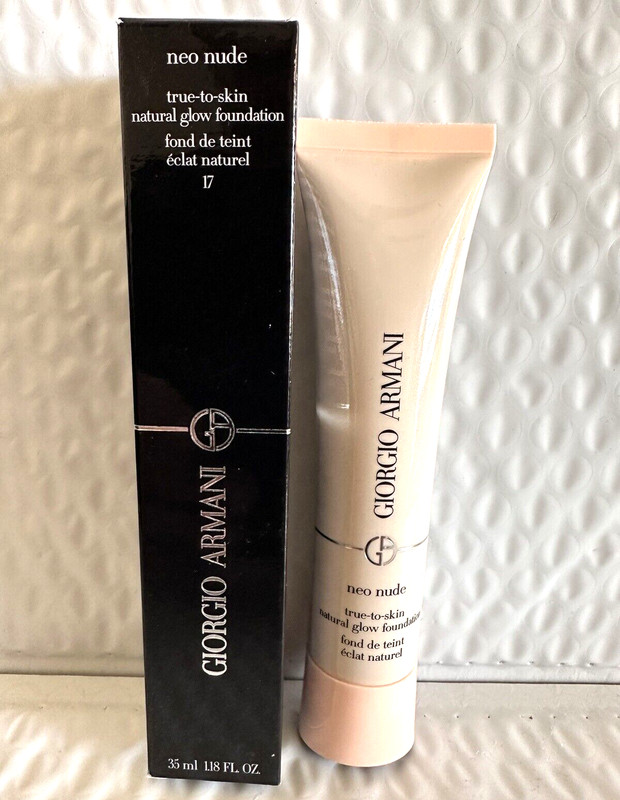 Giorgio Armani Neo Nude True-to-Skin Natural Glow Foundation # 17 1.18oz 35 ml