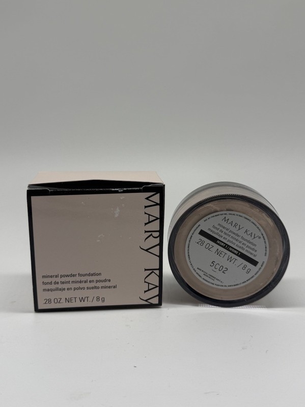 Mary Kay Mineral Powder Foundation Ivory 1 040984 NIB Discontinued NOS Vintage