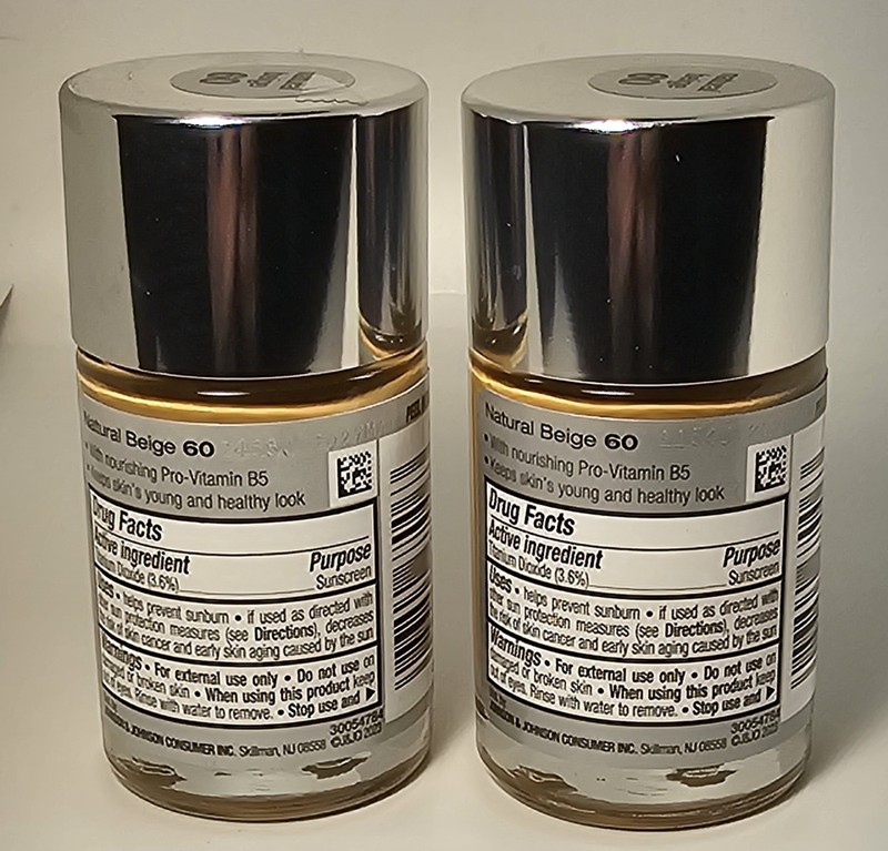 2x Neutrogena Healthy Skin Liquid Makeup Foundation SPF20 60 Natural Beige 1 oz gallery