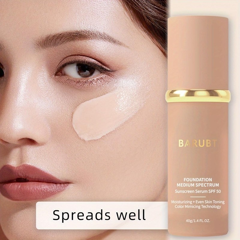 3PCS 4-in-1 Color Change Foundation Liquid SPF 50 Moisturizing Medium Coverage gallery