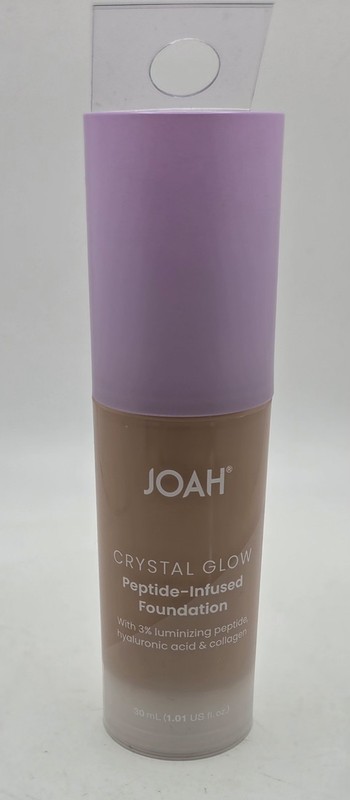 JOAH Crystal Glow Foundation MC030 Lite To Med W/Cool Undertones 1.01 oz NEW