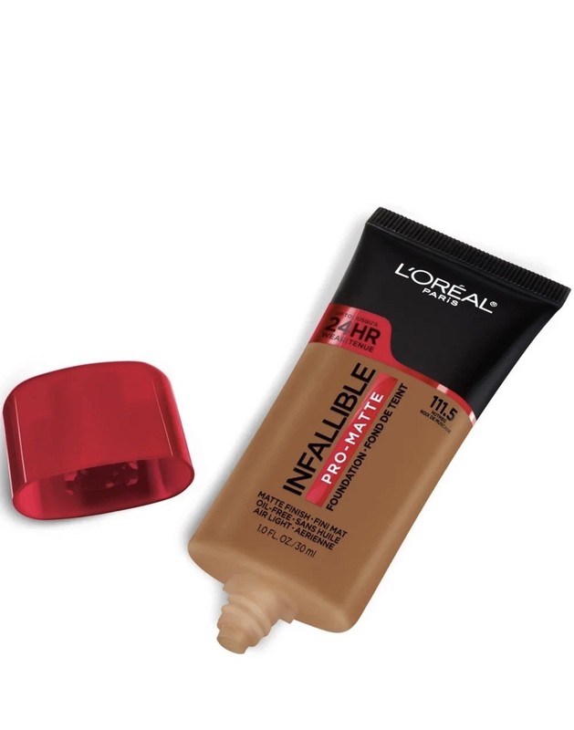 L’Oreal Paris Infallible Pro-Matte Liquid Foundation Makeup 111.5 Nutmeg 1 fl oz