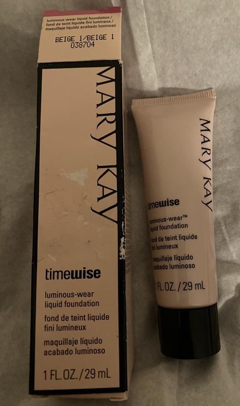 Mary Kay Timewise Luminous Wear Liquid Foundation ~ Beige 1 ~ 038704 ~ NIB