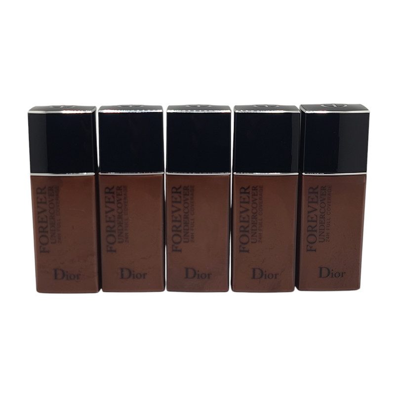 5 Pack Dior Forever Undercover Foundation 080 Ebony – New Without Box