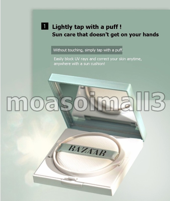 Harper's BAZAAR Skin Fit Tone Up Fit Luminous Sun Cushion 15g SPF50+,PA++++ gallery
