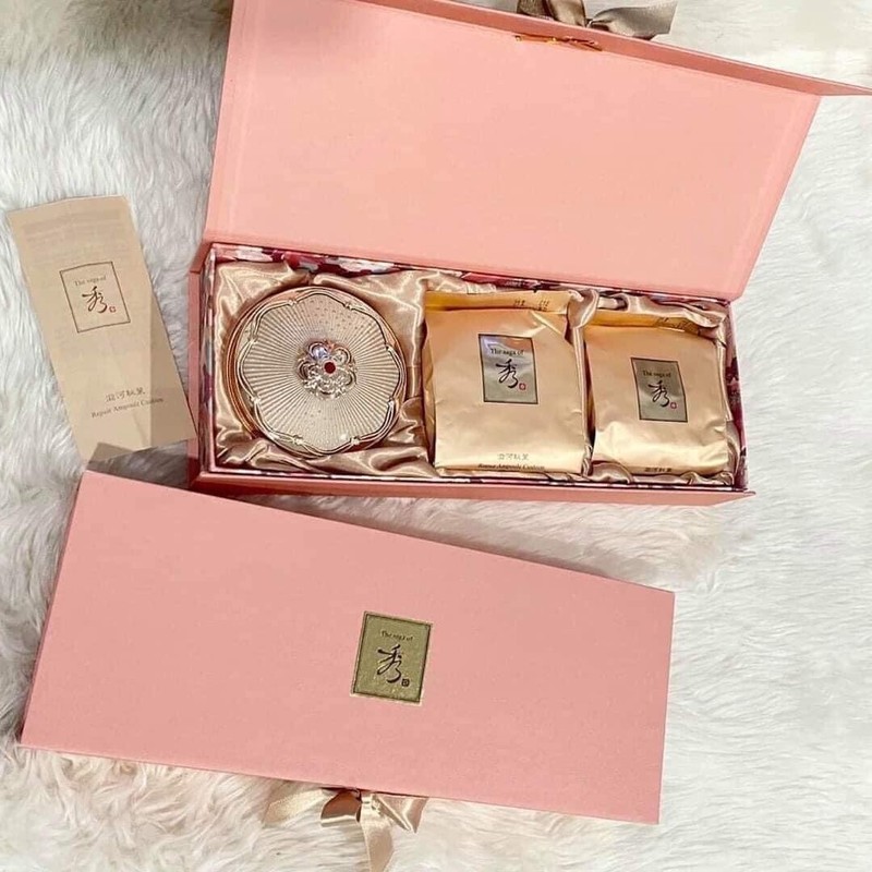 The saga of Xiu Repair Ampoule Cushion #21 Special Set 3 Items K-Beauty