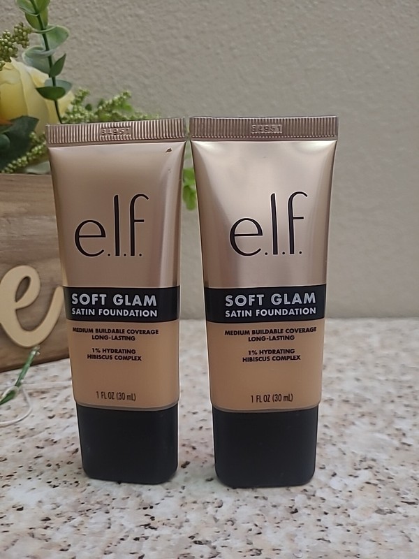e.l.f. Soft Glam Foundation, Medium Coverage, Long-Lasting 34 Fair Cool 1.oz P2